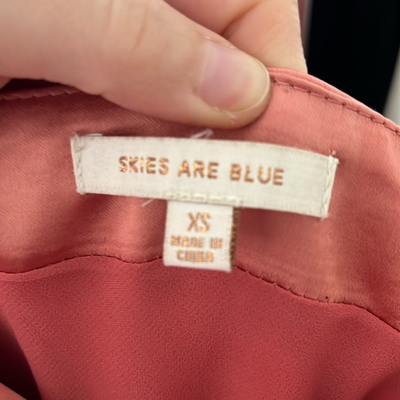 Satin Pink Formal Slip Cowl Neck Midi Dress Sz XS - Picture 8 of 9